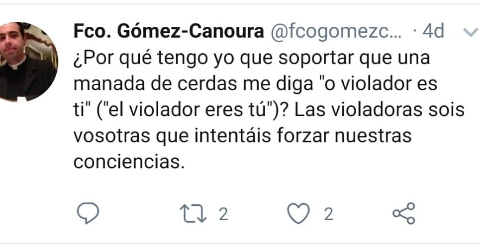 Un párroco de Zas chama "manda de porcas" ás feministas e "gilipollas" aos votantes do BNG  - SOCIAL - Sermos Galiza - Diario de intereses galegos