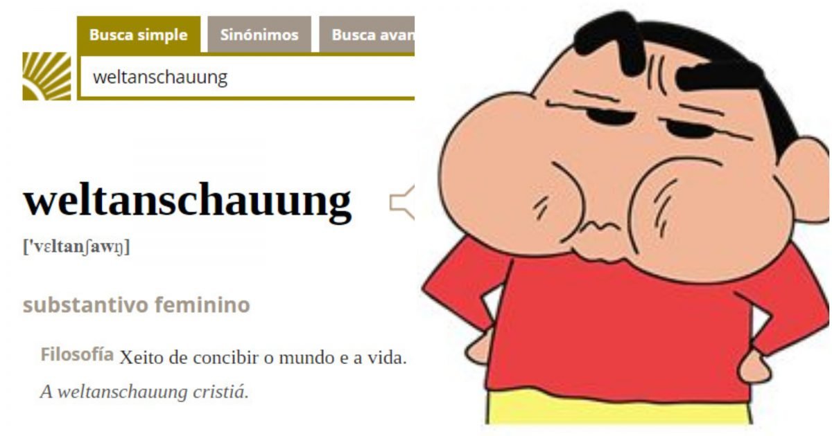 Weltanschauung, la extraña palabra gallega que conquista Twitter - Quincemil