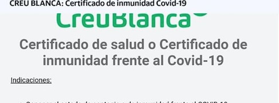 Las clínicas privadas Creu Blanca y Teknon de Barcelona ofrecen tests de coronavirus por 200 y 230 euros