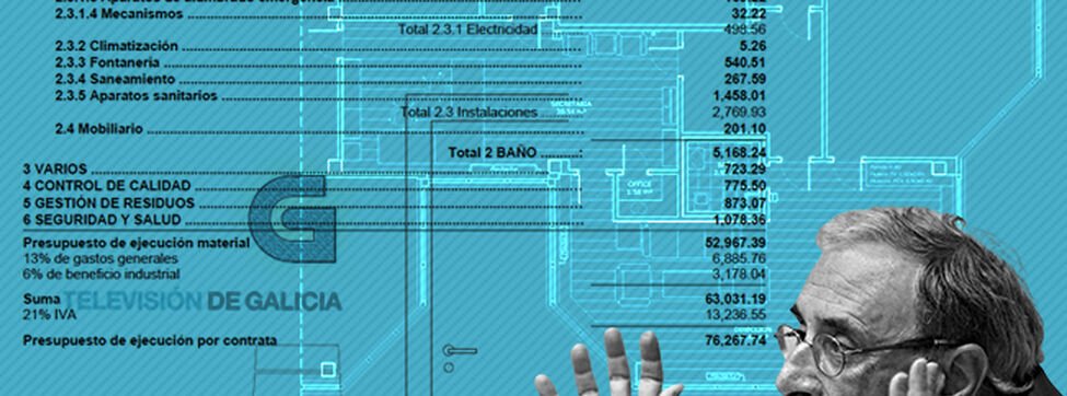El director de la radio y televisión pública de Galicia se gastó casi 70.000 euros en la reforma de su despacho