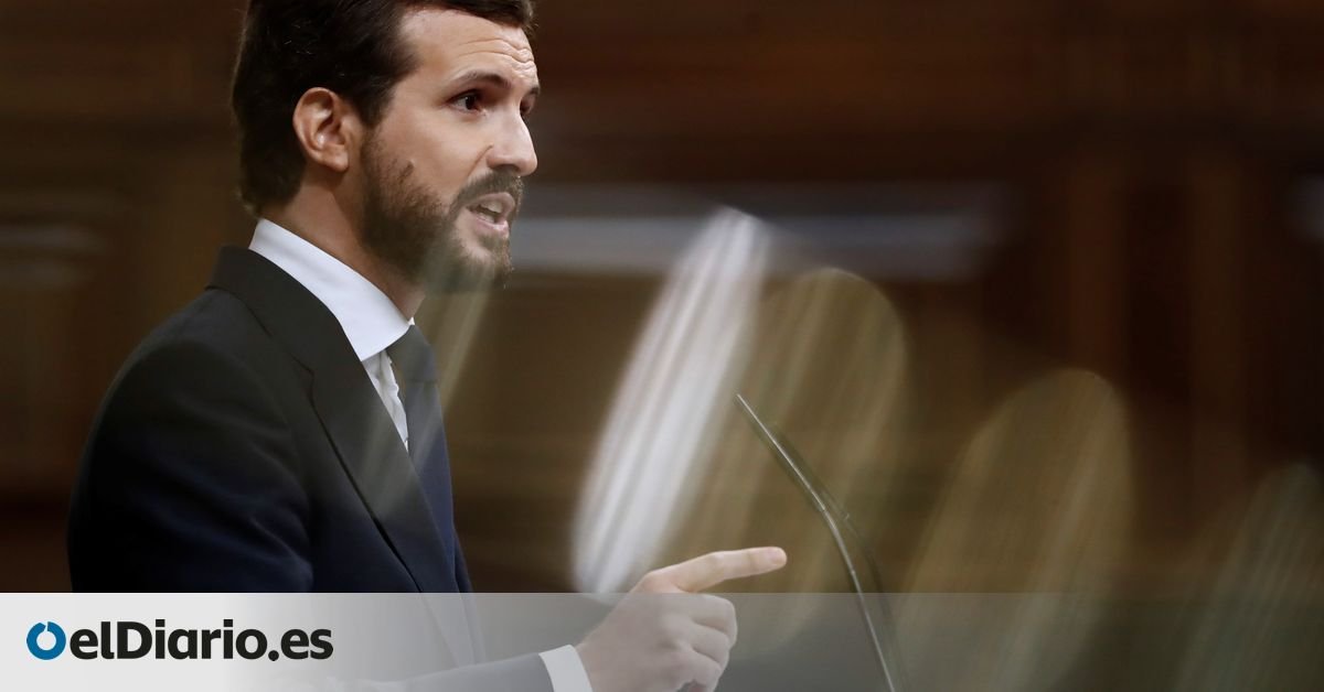 Casado rompe con Abascal y anuncia su 'no' a la moción de censura de Vox: "No queremos ser como usted"