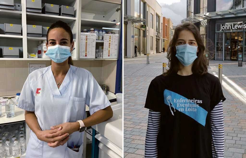 Profesionais da Enfermaría e da Medicina na Galiza fan a maleta na procura de estabilidade