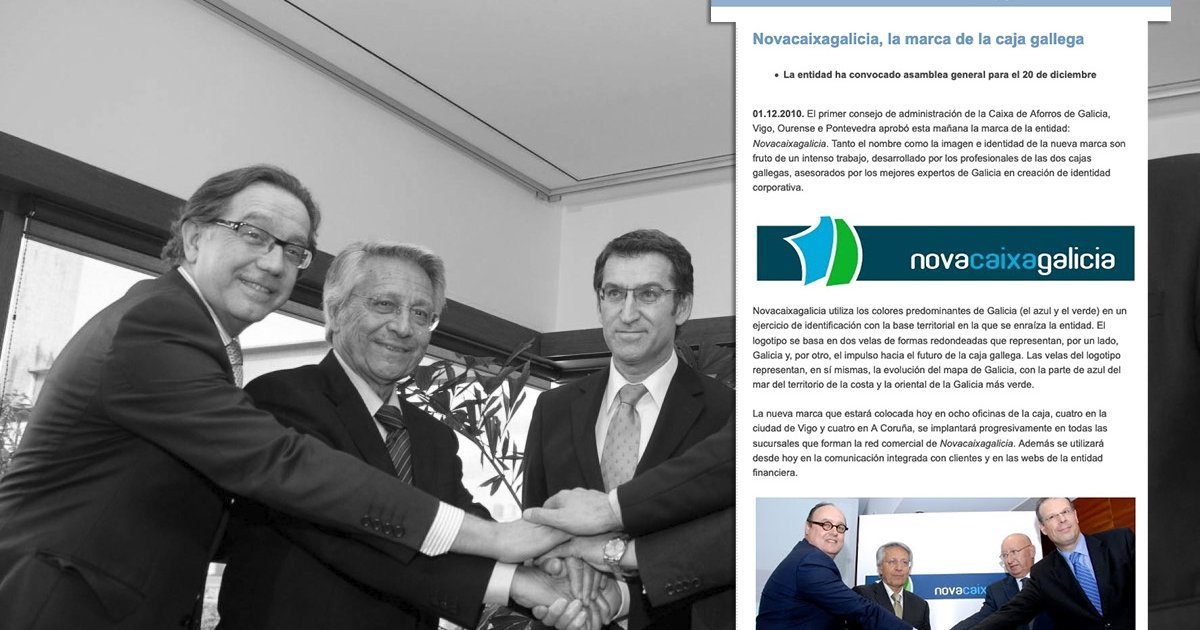 A investigación sobre a fusión das caixas volve ficar conxelada no décimo aniversario da efémera Novacaixagalicia - Praza Pública