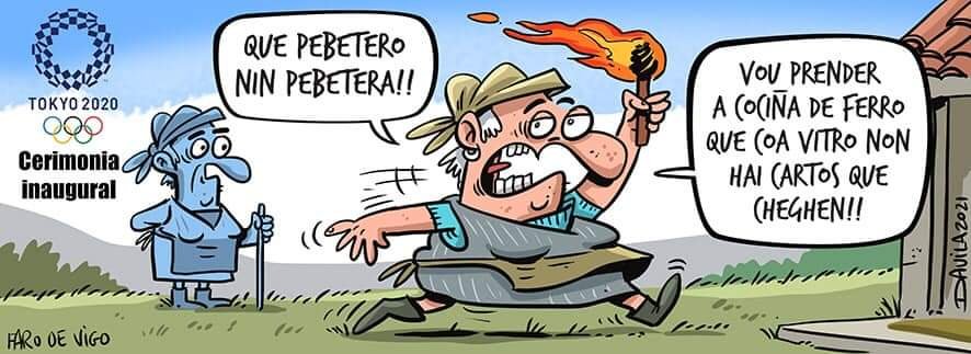 Luis Davila O Bichero - Facturas olímpicas-Tokio 2020 #humorgalego #humor #davila #obichero #Tokyo2020 | Facebook