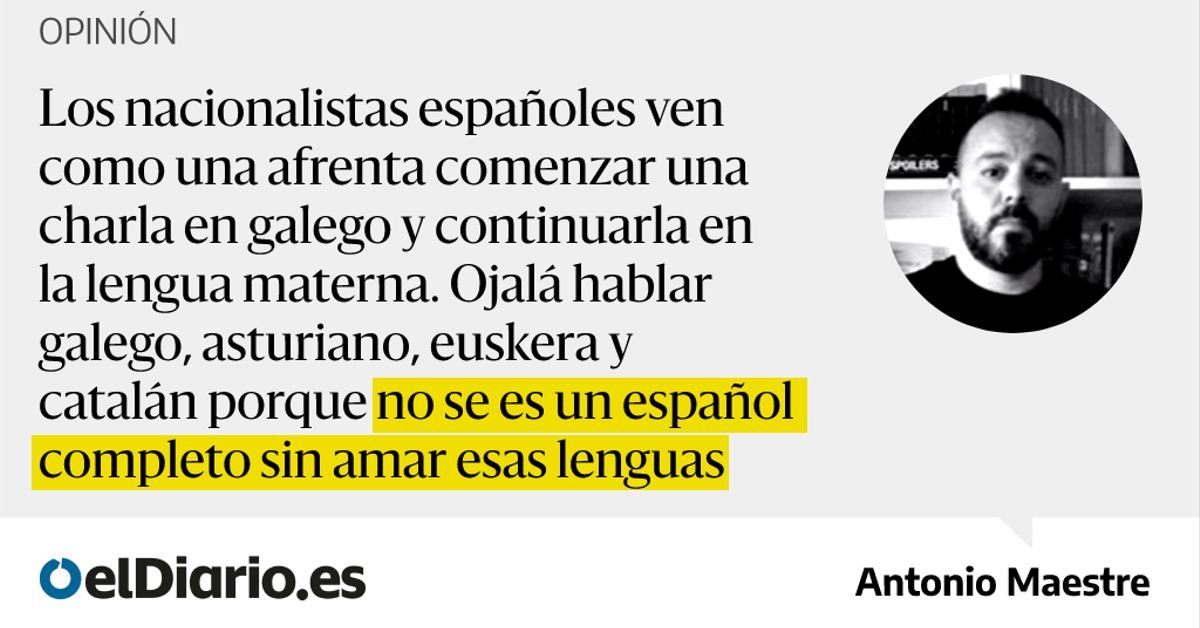 Arrastrado hasta que se me vean los huesos por hablar en gallego