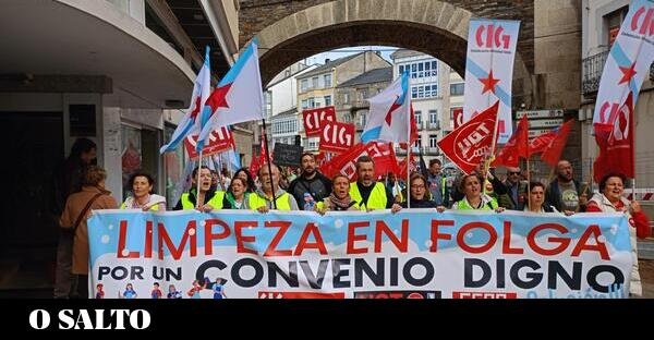 Laboral | As traballadoras da limpeza de Lugo conseguen unha suba de 18,3% do salario tras catro meses de folga - El Salto - Galiza